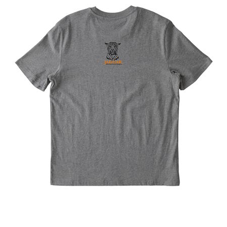 Black Panther T-Shirt, a Mid Heather Grey Stanley/Stella Unisex Creator 2.0 Tee (back-view)