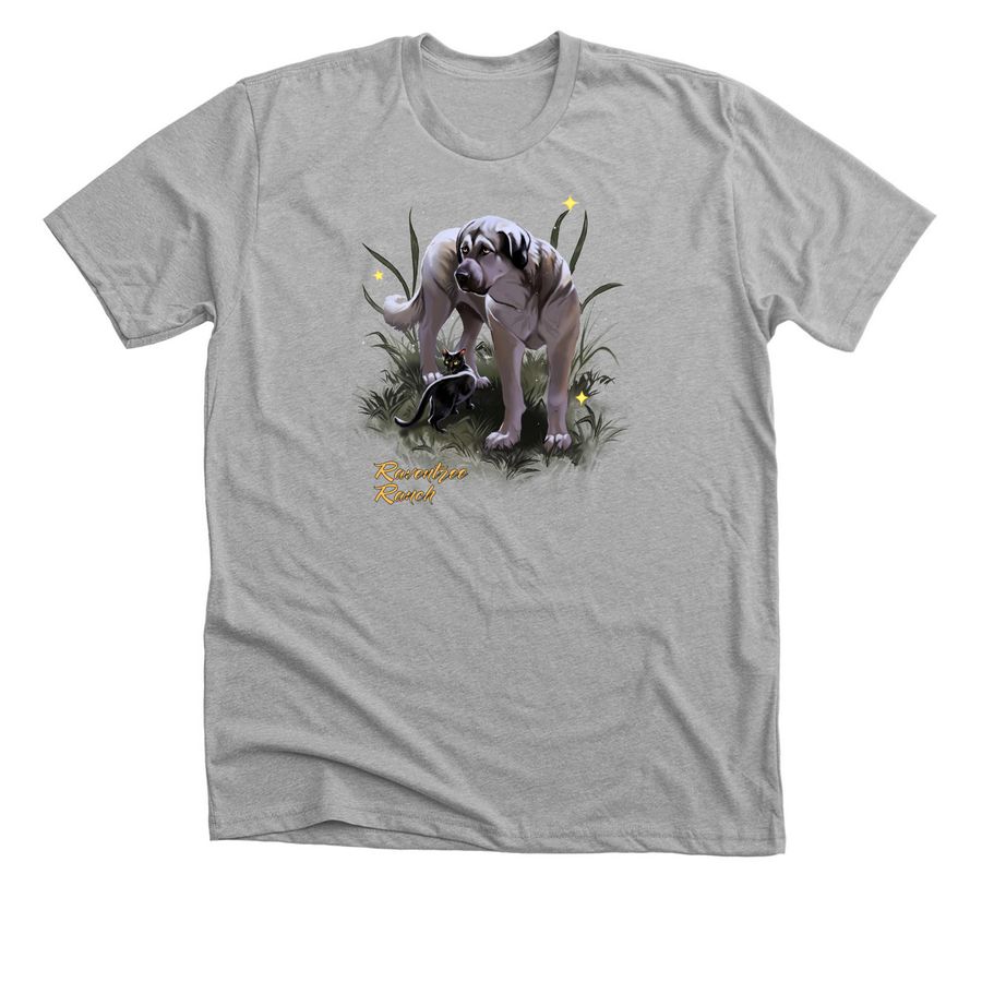 Judge and Recon Cat, a Athletic Heather Premium Unisex Tee