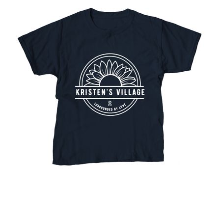 Kristen's Village - Shirts, a Navy Youth Unisex Tee