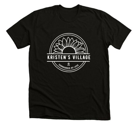 Kristen's Village - Shirts, a Solid Black Blend Premium Unisex Tee
