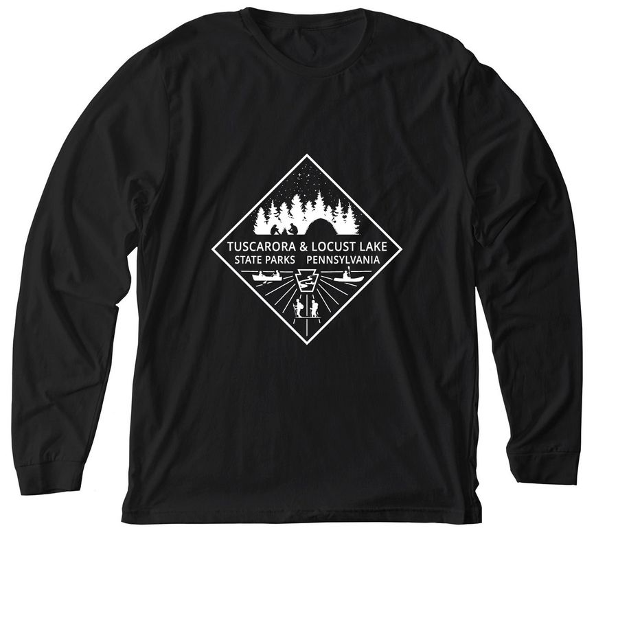 Friends of Tuscarora and Locust Lake, a Solid Black Blend Premium Long Sleeve Tee