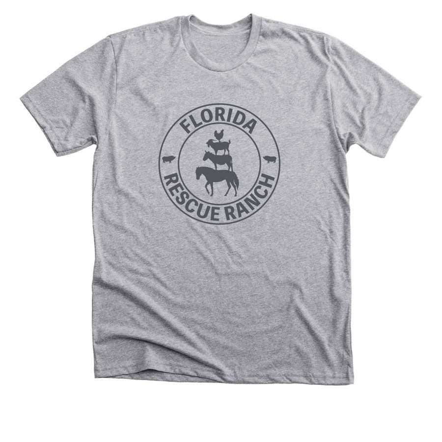 Florida Rescue Ranch T-Shirt Fundraiser, a Athletic Heather Premium Unisex Tee