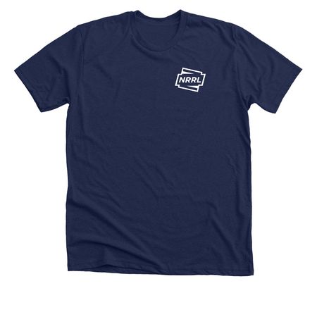 S11 Alex Moreal Shirt, a Solid Navy Blend Premium Unisex Tee (back-view)