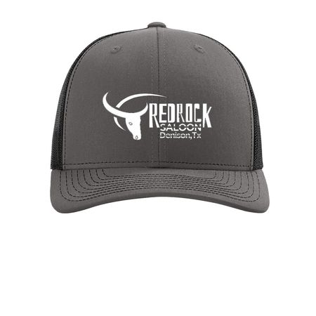 RedRock Saloon Hat&nbsp;, a Charcoal/ Black Printed Snapback Trucker Cap