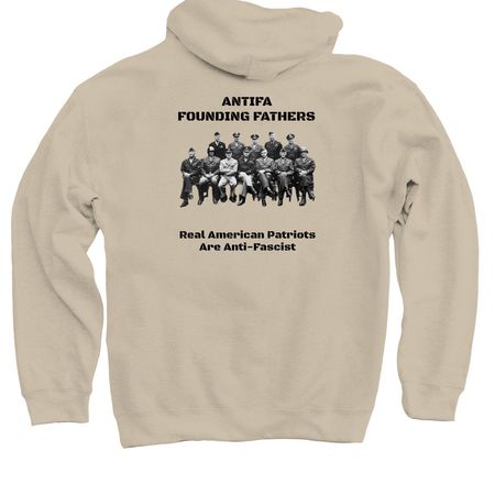 All ANTIFA AMERICAN, a Sand Pullover Hoodie