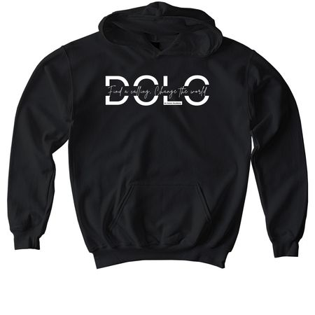 DCLC 2026-27, a Black Softstyle Youth Pullover Hoodie