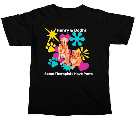 Henry & Bodhi Therapist Shirt&nbsp;, a Black Comfort Colors Unisex Tee