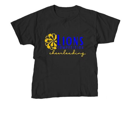 Elkhart Cheer - Competition, a Black Youth Unisex Tee