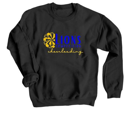 Elkhart Cheer - Competition, a Black Crewneck Sweatshirt