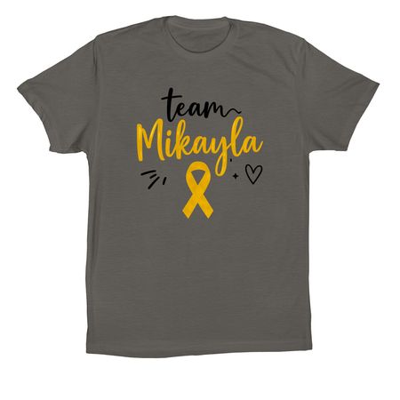Team Mikayla Design 1, a Asphalt Premium Cotton Tee