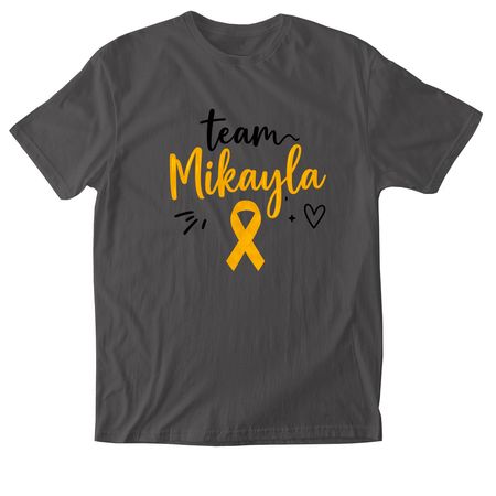 Team Mikayla Design 1, a Charcoal Softstyle Cotton Tee