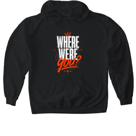 Where Were You? Signature Hoodie, a Black Gildan Softstyle Pullover Hoodie