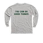 Summer 2026 Shirt- Youth Darker Font, a Sport Grey Youth Long Sleeve Tee (back-view)