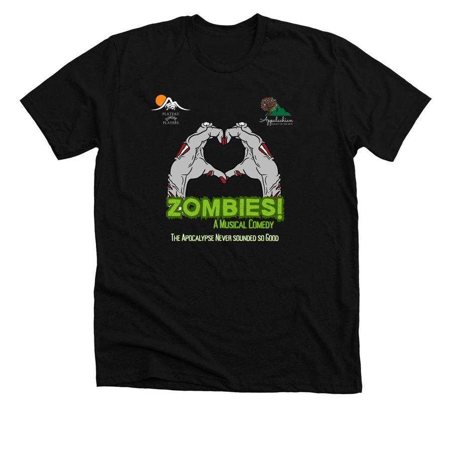 Zombies! A Musical Comedy, a Solid Black Blend Premium Unisex Tee