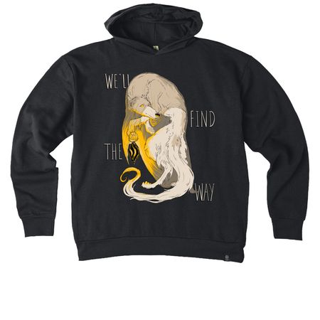 We'll Find The Way, a Black Reclaimist Pullover Hoodie