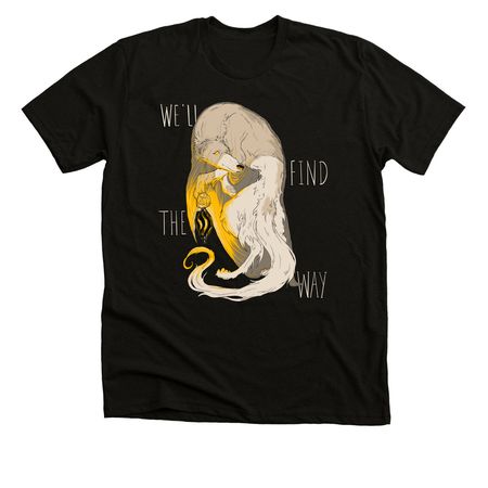 We'll Find The Way, a Solid Black Blend Premium Unisex Tee