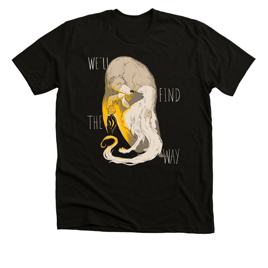 We'll Find The Way, a Solid Black Blend Premium Unisex Tee