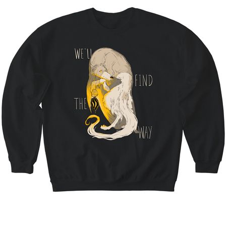 We'll Find The Way, a Black Softstyle Crewneck Sweatshirt