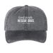 Good People Rescue Dogs, a Black Printed Pigment Dye Baseball Cap
