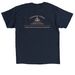 Geeta Iyengar Practice Tee, a Navy Classic Unisex Tee (back-view)