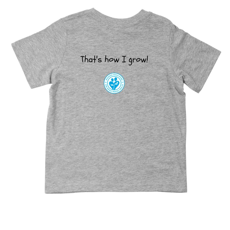 LOVED. SAFE. SECURE. Toddler Gear, a Heather Toddler Tee (back-view)