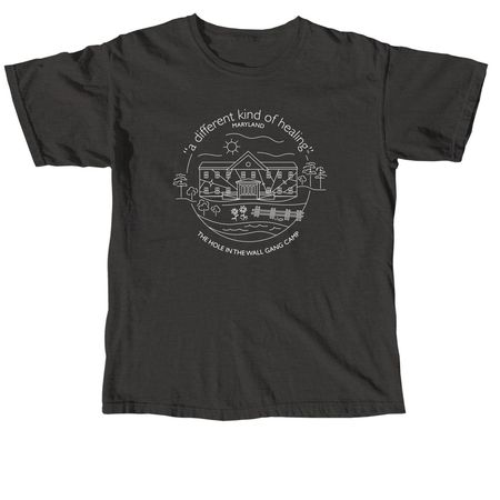 Camp Circle - Maryland, a Pepper Comfort Colors Unisex Tee