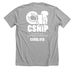 CSNIP Hip to Snip, a Athletic Heather Premium Unisex Tee (back-view)
