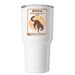 Cowboy Tumbler 2027, a White Insulated Tumbler (back-view)