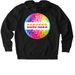 KWD Disco Ball Zip Hoodie, a Black Stanley/Stella Unisex Cultivator 2.0 Zip Up Pullover Hoodie (back-view)