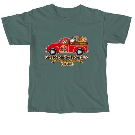 Limited Edition 2026 GMSP Fall Logo, a Blue Spruce Comfort Colors Unisex Tee