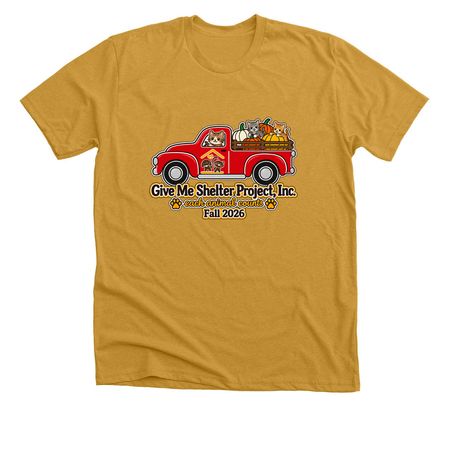 Limited Edition 2026 GMSP Fall Logo, a Heather Mustard Premium Unisex Tee