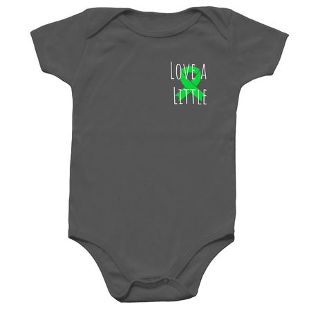 Dwarfism Awareness, a Charcoal Infant Onesie