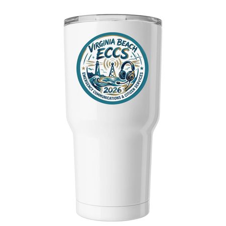 2026 ECCS TCW Tumblers, a White Insulated Tumbler