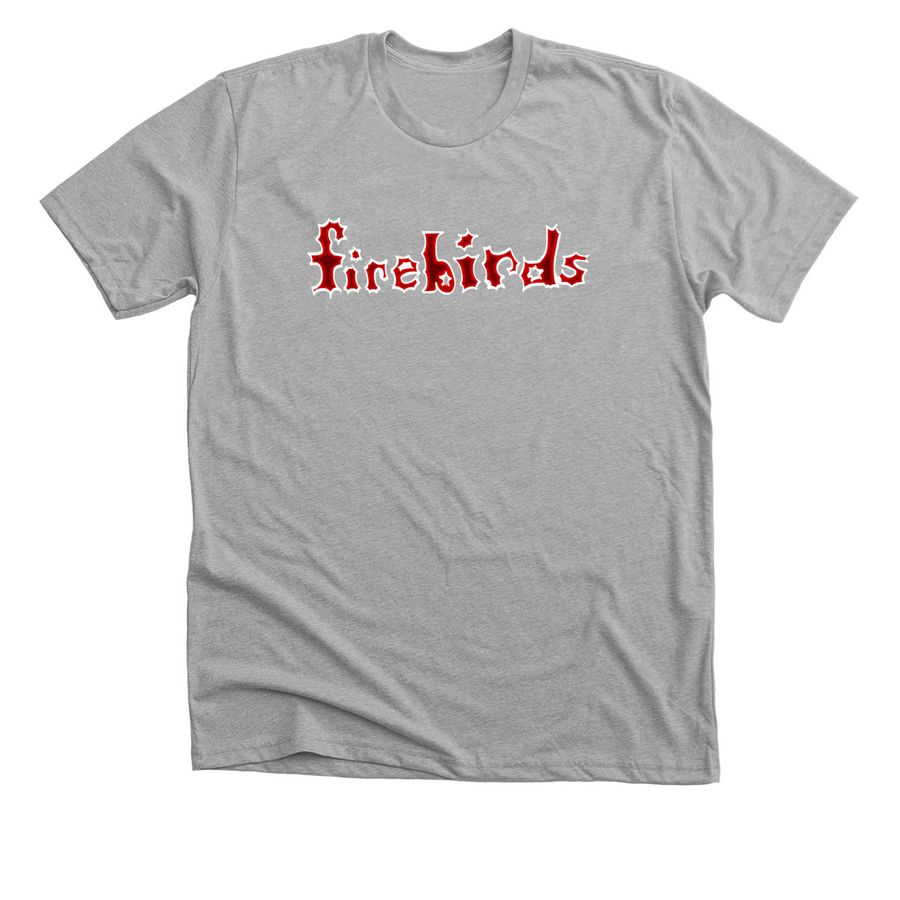 Starry Firebirds, a Athletic Heather Premium Unisex Tee