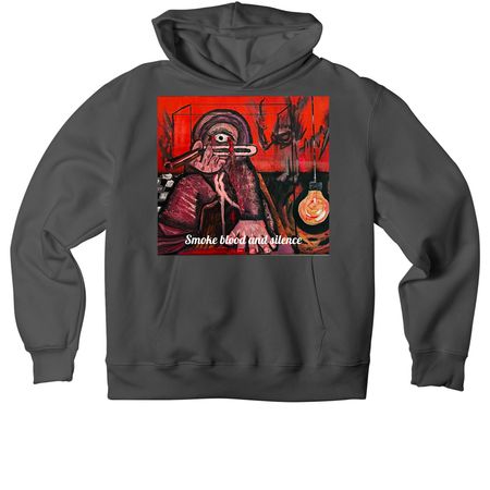 Oil in turmoil&nbsp;, a Asphalt Premium Heavyweight Pullover Hoodie