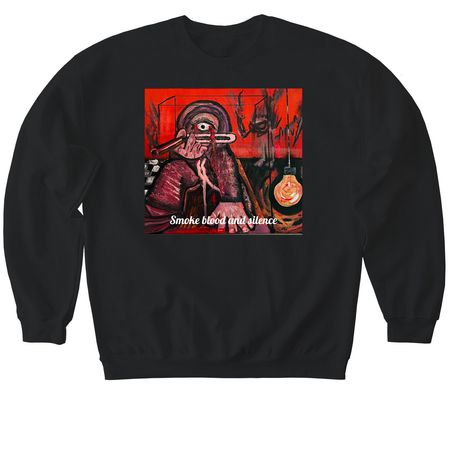 Oil in turmoil&nbsp;, a Black Softstyle Crewneck Sweatshirt