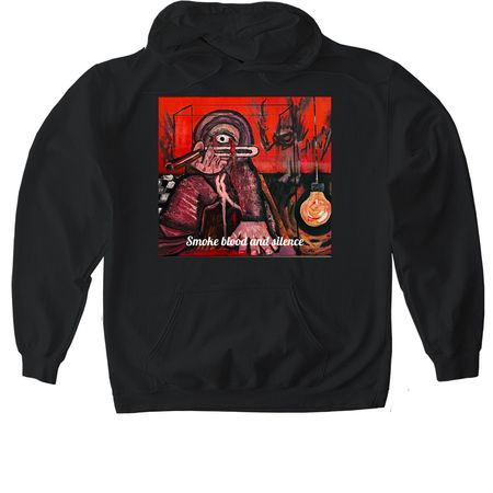 Oil in turmoil&nbsp;, a Black Gildan Softstyle Pullover Hoodie