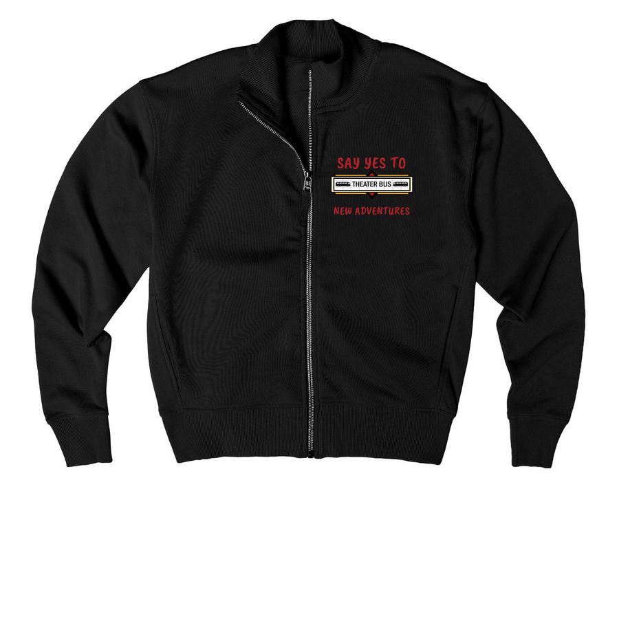 New Fall Sweatshirt, a Black Women's French Terry Zip Up Jacket