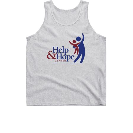 Classic Help and Hope Design, a Sport Grey Classic Unisex Tank Top