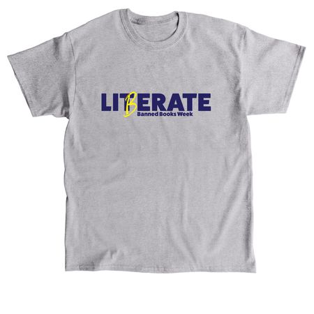 Liberate Banned Books Week, a Sport Grey Classic Unisex Tee