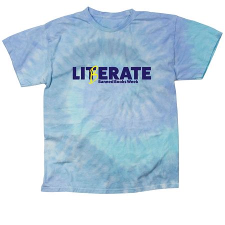 Liberate Banned Books Week, a Lagoon Classic Tie Dye Tee