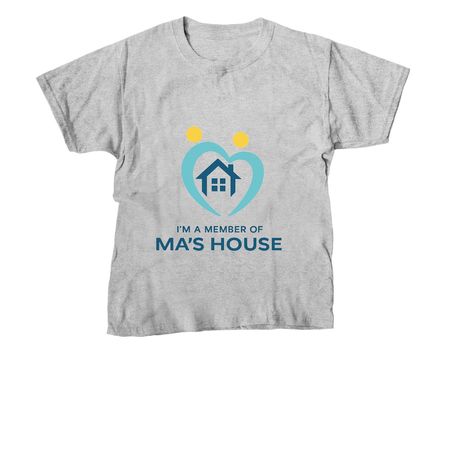 MA?s House T-Shirt/Hoodie, a Sport Grey Youth Unisex Tee