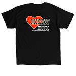Macy Mater, a Black Classic Unisex Tee (back-view)