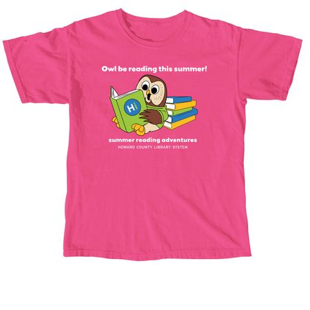 Summer Reading Collection, a Neon Pink Comfort Colors Unisex Tee
