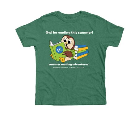 Summer Reading Collection, a Heather Grass Green Premium Youth Tee