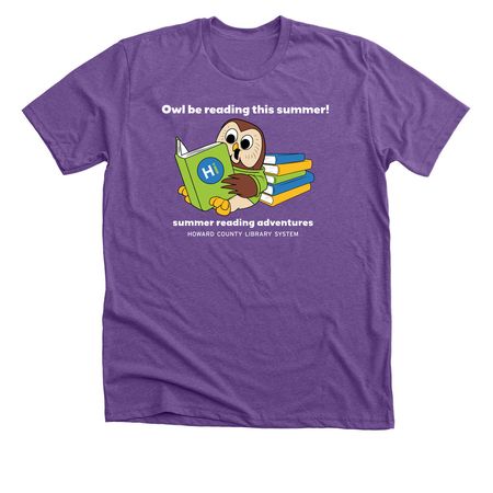 Summer Reading Collection, a Heather Team Purple Premium Unisex Tee