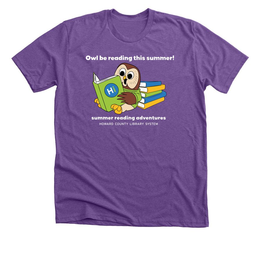 Summer Reading Collection, a Heather Team Purple Premium Unisex Tee