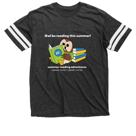 Summer Reading Collection, a Vintage Smoke / White Football Jersey Tee