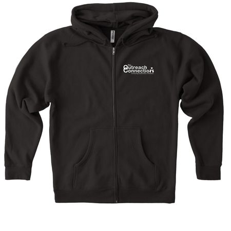 Be The Good Zip up hoodie, a Black Heavyweight Zip Up Hoodie