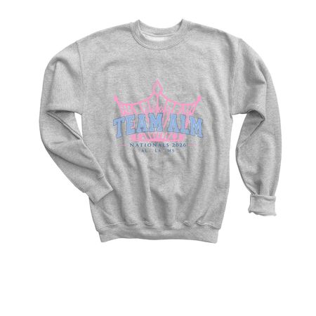 Team ALM Shirts, a Sport Grey Youth Crewneck Sweatshirt